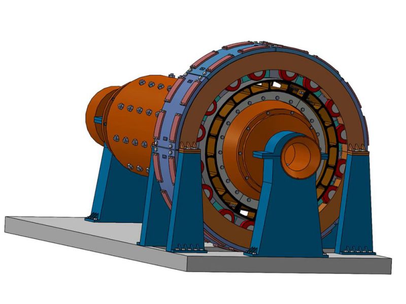 永磁直驅(qū)球磨機(jī)、立磨機(jī)